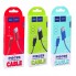 Кабель Micro USB Hoco X24 Pisces, 1.2 м, TPE обплетка, пружинний захист