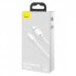 Кабель Micro USB 2.1A Baseus Simple Wisdom (TZCAMZJ) 1.5м, гибкий, PVC оплетка