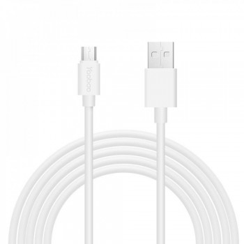 Кабель Micro-USB Yoobao YB-402, 2 м, білий, 2A, міцний і зносостійкий матеріал