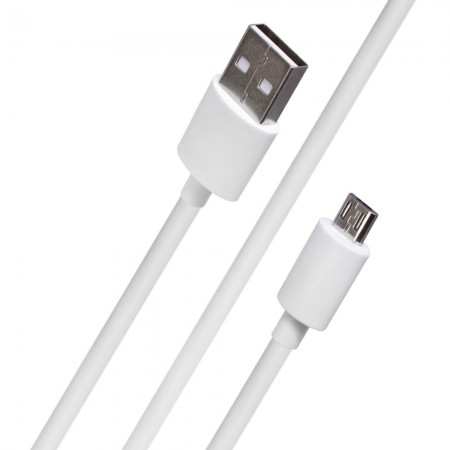 Кабель Micro USB 5A Baseus 1м, білий, швидка зарядка, підтримка передачі даних