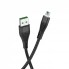 Кабель USB Hoco U53 Flash для зарядки и синхронизации, длина 1,2 м, максимальный ток 4A, прочная обмотка, эластичный силиконовый корпус