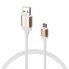 Кабель Micro USB 2.4A iMax, 2 метри, білий