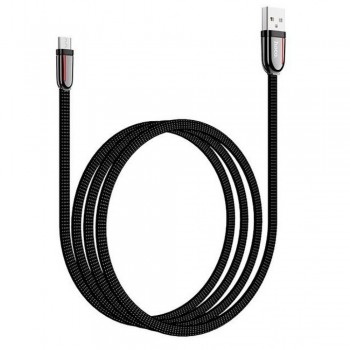 Кабель Micro USB Hoco U74, 2.4A, 1.2м, чорний