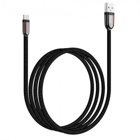 Кабель Micro USB Hoco U74, 2.4A, 1.2м, чорний