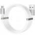 USB кабель зарядки Hoco U91 Magnetic, 2.4A, длина 1 м, белый, магнитный, сверхпрочный, с нержавеющими коннекторами