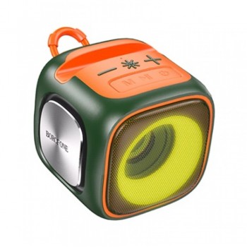 Портативна колонка Interest BR29 Sports, темно-зелена, Bluetooth, вологозахист IPX7