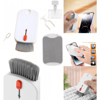 Набір для чищення 5 в 1 Baseus, для телефонів та комп'ютерів, включаючи щітку і вологі серветки