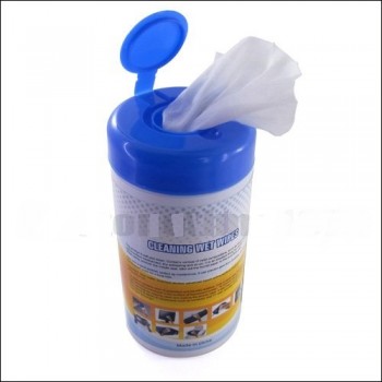 Вологі серветки для екранів 100 шт, без бренда, для ефективного очищення, антистатичні