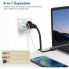 Мережева перехідник Earldom ES-SC18, 20W PD QC3.0, 2 USB-A, 1 USB-C, білий