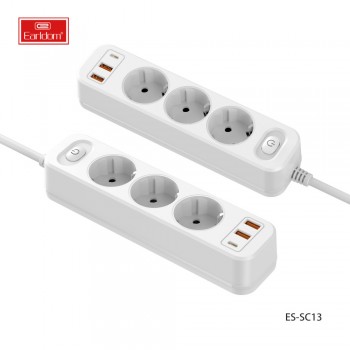 Фільтр живлення Earldom ES-SC13, 2U, 3P, 1C