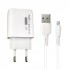 Сетеве зарядне пристрій Veron AC62 2.4A з 2 USB портами та Lightning кабелем (1м) для iPhone