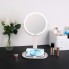 Дзеркало з LED підсвіткою DC007-4, двостороннє, обертання 360°, регулювання висоти