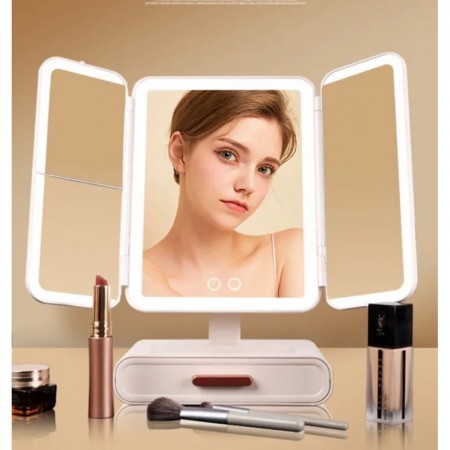 Дзеркало з LED підсвіткою Lumina DC015, сенсорне керування, регульована яскравість