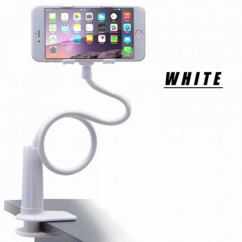 Підставка для телефону Ipaid Lazy, біла, з 360-градусним поворотом, універсальний тримач до 6 дюймів, довжина 700 мм