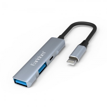 USB-HUB Earldom ET-HUB11, 4 порти USB 3.0, підтримка живлення