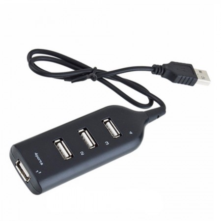USB-хаб SY-H003, 4 порти USB 2.0, пластиковий корпус, довжина шнура 50 см