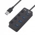 USB HUB, USB 3.0, 4 порти, 30см