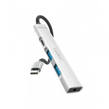 USB хаб Earldom ET-HUB20, 4 порти, підтримка USB 3.0, компактний дизайн
