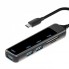 USB-хаб C HUB USB 3.0 + 2 USB 2.0 + TF/SD card