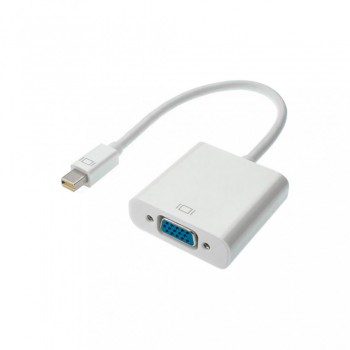 Адаптер Mini DisplayPort - VGA Baseus, білий, підтримка 1080p, компактний розмір