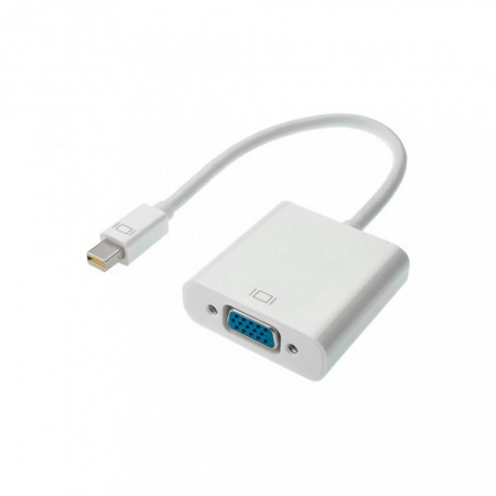 Адаптер Mini DisplayPort - VGA Baseus, білий, підтримка 1080p, компактний розмір