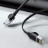Сетевой кабель Baseus High Speed RJ45 Gigabit Ethernet CAT6 плоский, 5 м, черный, скорость передачи данных до 1000 Мбит/с, коннекторы из бескислородной меди