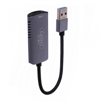 Перехідник HDMI - USB Earldom ET-W17, 4K 60 Гц, алюмінієвий сплав, підтримка 1080P
