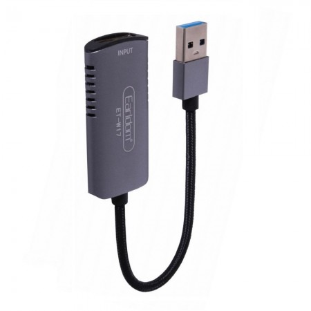 Перехідник HDMI - USB Earldom ET-W17, 4K 60 Гц, алюмінієвий сплав, підтримка 1080P