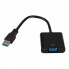 Адаптер USB 3.0 на VGA, медний, підтримка роздільної здатності до 1920x1080, швидкість передачі до 5 Гбіт/с