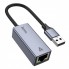 Мережевий Адаптер перехідник USB Ethernet Hoco UA37, 1000 Mbps