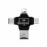 Картридер Earldom ET-OT20, USB 2.0 / Type-C / Lightning / Micro, підтримка OTG