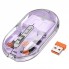 Бездротова комп'ютерна миша Hoco GM35, 2.4G+Bluetooth, фіолетова