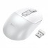 Безпровідна комп'ютерна миша Hoco GM28, біла, з ергономічним дизайном та тривалим часом роботи від батареї