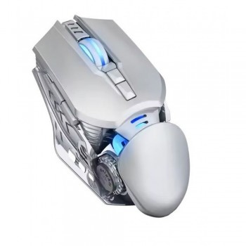 Провідна ігрова миша you YMS-24, срібляста, оптичний метод відстеження, 7 кнопок, 4-RGB підсвітка