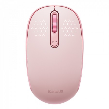 Беспроводная компьютерная мышь Baseus F01B, розовая, Tri-Mode, 20 м дистанция передачи, DPI 800/1200/1600