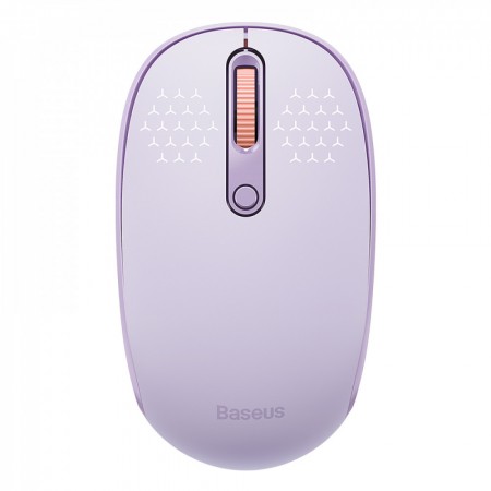 Безпровідна комп'ютерна миша Baseus F01B, фіолетова, 20 м дистанція передачі, 800/1200/1600 DPI