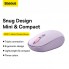 Безпровідна комп'ютерна миша Baseus F01B, фіолетова, 20 м дистанція передачі, 800/1200/1600 DPI