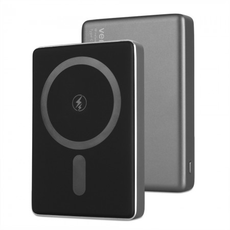 Power Bank Magsafe 10000 mAh 22.5W | Повербанк з магнітною швидкою зарядкою USB C — Veron Q22