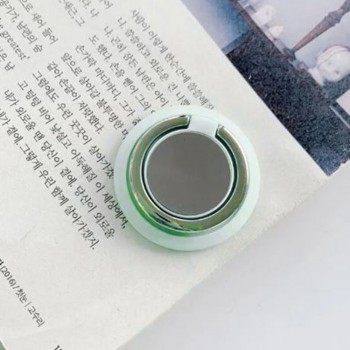 Кільце-тримач Color Metal для телефону, бірюзове, металевий матеріал, обертове кріплення