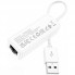 USB Ethernet адаптер Hoco UA22 Acquire 100 Mbps, белый