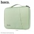 Сумка для ноутбуків MacBook 10.9'' Hoco GT2 — зелена, водовідштовхувальний поліестер, легка, з захисною підкладкою, для зберігання планшетів та аксесуарів