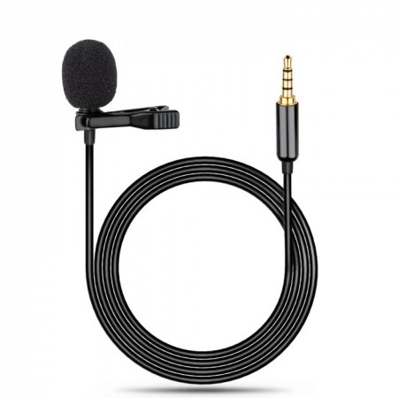 Петличний мікрофон Veron для телефона 3.5mm jack (1.5m) professional lavalier mic