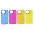 Защитный чехол для iPhone 12 Mini Neon TPU Case, термостойкий, лимонный