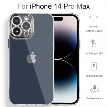 Защитный чехол для iPhone 14 Pro Skin TPU Case, черный