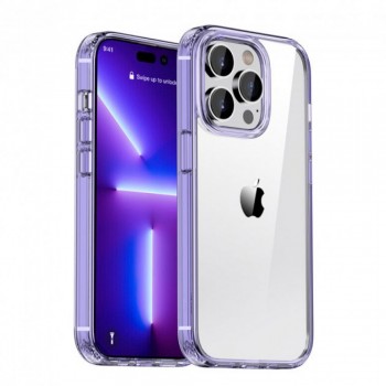 Защитный чехол для iPhone 15 Pro Max iPaky Purple Series TPU Case, фиолетовый Защитный чехол для iPhone 15 Pro Max iPaky Purple Series TPU Case, фиолетовый