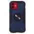 Захисний чохол для iPhone 12 Mini Ring Full Protect Case з тримачем кільцем, глибокий синій