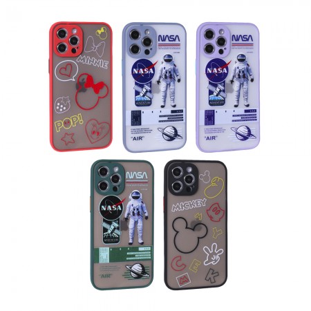 Чохол для телефону iPhone 12 Mini 5.4" Stickers Series TPU, сірий, легкий, з гнучкого матеріалу, з захистом від ударів