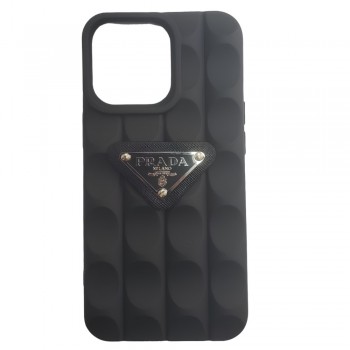 Захисний чохол для iPhone 13 Prada TPU Case, чорний