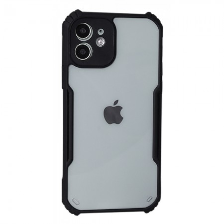 Захисний чохол для iPhone 12 6.1" Bracket TPU Plastic, чорний