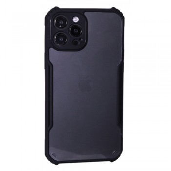Защитный чехол для iPhone 12 Pro Max Bracket TPU Plastic Case, черный